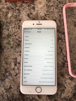 IPHONE 6S ROSE GOLD , UNLOCKED FOR ANY CARRIER AND COMES WITH CASES
