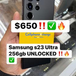 Samsung Galaxy S23 Ultra 256gb UNLOCKED 