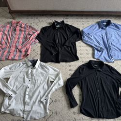 Men’s Shirt Dress Size M And L 