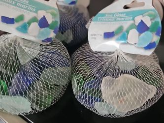 Sea Glass Decorative Accents – 3 Bags