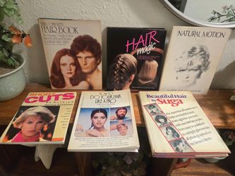 (6) 1970s/80s Hair Books SEE DESCRIPTION All $20 (Read)