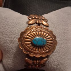 Copper Small Cuff Bracelet 