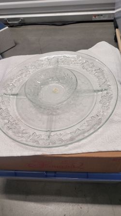 Princess House Fantasia Divided Serving Platter