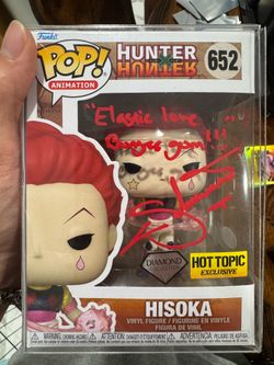 Hisoka POP! Funko Signed Quoted PSA Authenticated (In The Presence) And Manga Panel Included