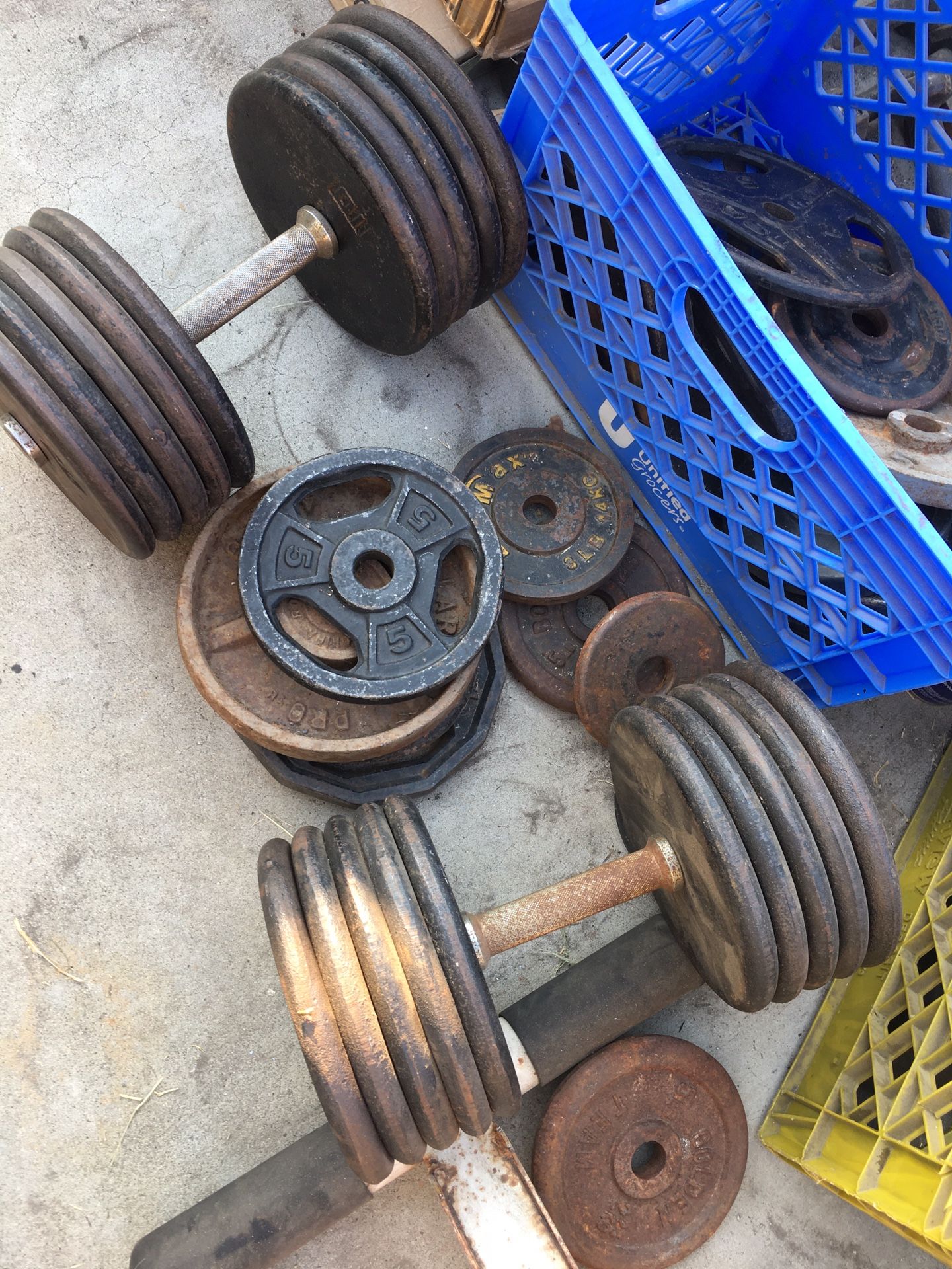 Up to 100lb dumbbells any size weights