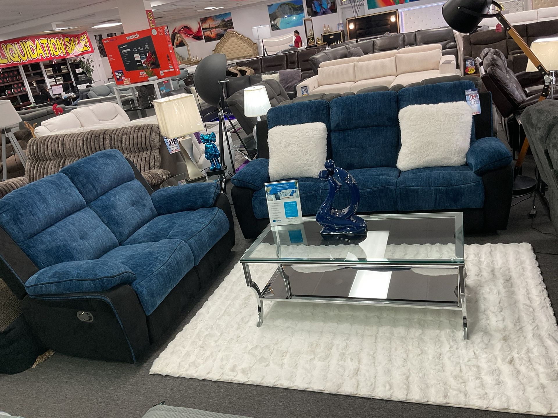 (Furniture Assembly) gorgeous Sofa & Loveseat Set For Sale 45% OFF Brand New