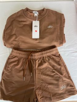 Alo Brown Matching Set – Size Small