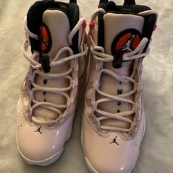 *REDUCED* - Nike Air Jordan 6 Rings GS - PINK 6Y