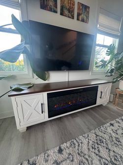 Electric Fireplace TV Stand
