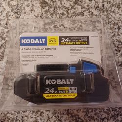 Kobalt 24v Max 4.0 Ah Battery. Brand New!