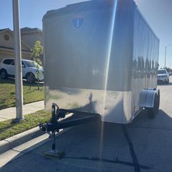 2021 Enclosed trailer 7 By 14