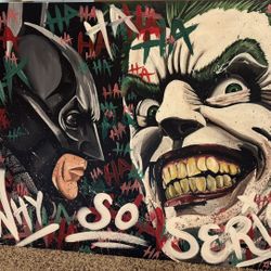 Batman/Joker Painting