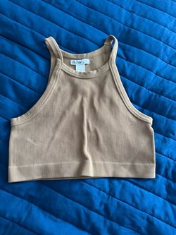 Aster Ribbed Crop Tank Top