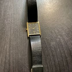 Vintage Seiko Tank Gold Plated Watch