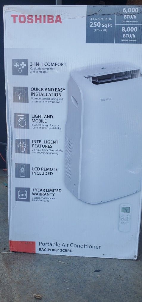 Toshiba Portable Air Conditioner AC A/c