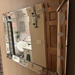 Large Vintage Mirror 