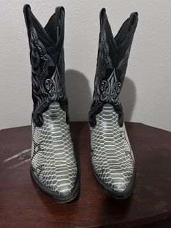 Men’s Snake Skin Boots (Leather)