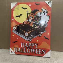 Happy   Halloween    Wall  Decor   With   Lights  
