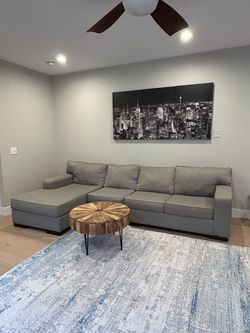 Grey sectional