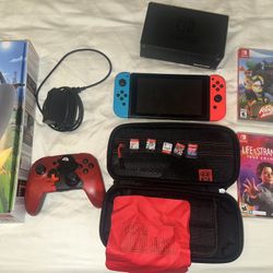 Nintendo Switch Bundle – Console, Games, Ring Fit + Accessories