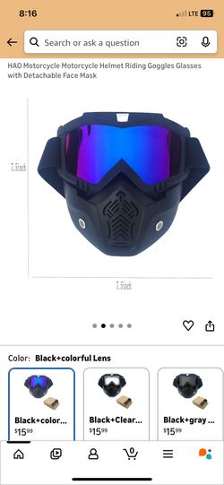 Motorcycle Helmet Riding Goggles Glasses