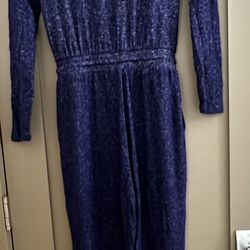 GOOD LUCK GEM Long Sleeve Wide Leg Jumpsuit Size S