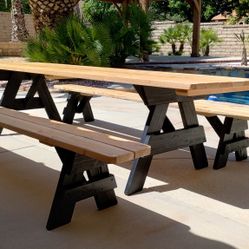 Picnic Tables And Garden Potting Benches..