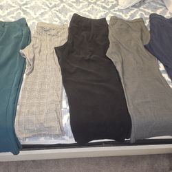 Plus Size Business Pants 5 Pairs