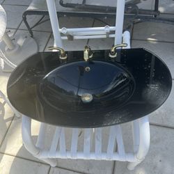 Marble Counter & Sink Top Brass Faucet  33.5X20 