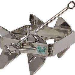 NEW THE ORIGINAL SLIDE ANCHOR STAINLESS STEEL LARGE BOX ANCHOR