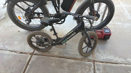Kids 16 inch e bike 6 month old