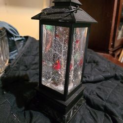 Cardinal In The Sparkling Snow, Snow Globe