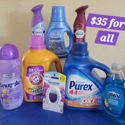 Household Care/laundry Bundle, All For $35