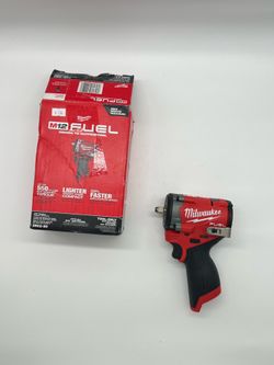Milwaukee M12 FUEL 12V Lithium-Ion Brushless Cordless Stubby 3/8 in. Impact Wrench (Tool-Only)