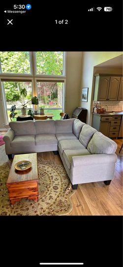 Grey Sectional Sofa Couch