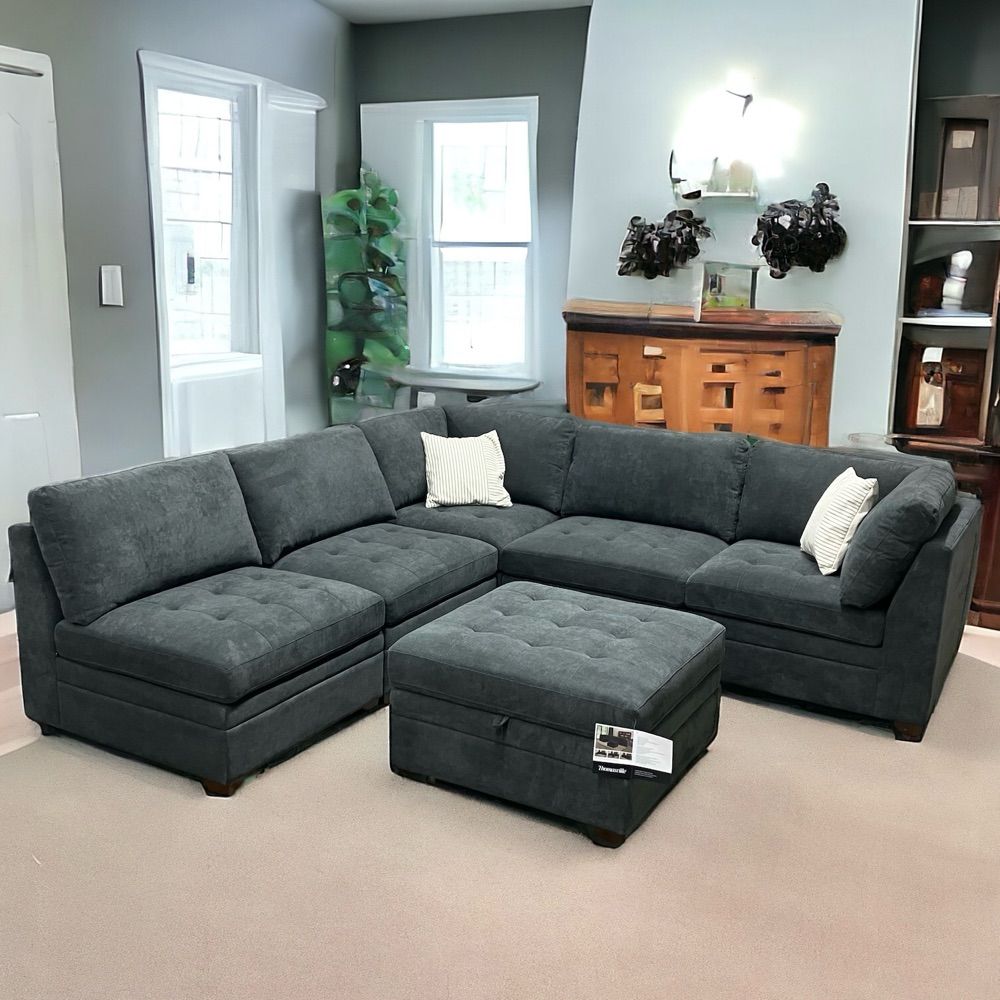 *NEW* Thomasville Tisdale Sectional W/ Storage Ottoman 🚛DELIVERY AVAILABLE
