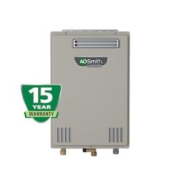 AO Smith Signature Series 8-GPM 190000-BTU Outdoor Natural Gas/Liquid Propane Tankless Water Heater