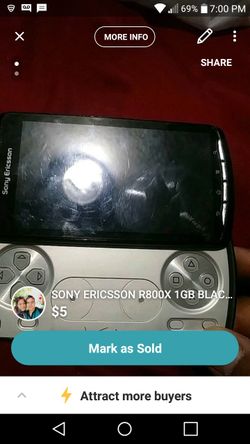 SONY ERICSSON R800X