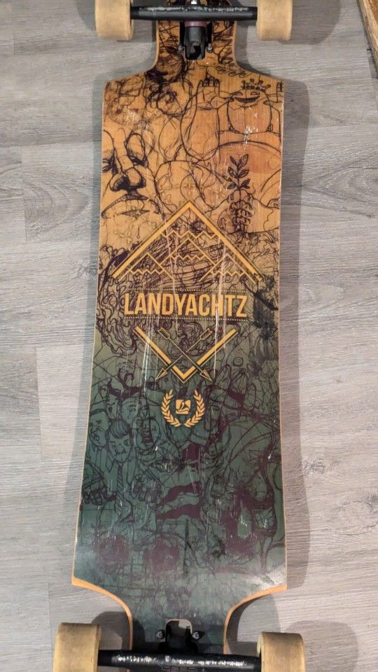 Landyachtz Longboard Drop Deck Pre-owned 