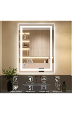 LED Bathroom Mirror with Lights,
