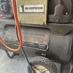 Vintage 80s Sears Air Compressor- Still Works