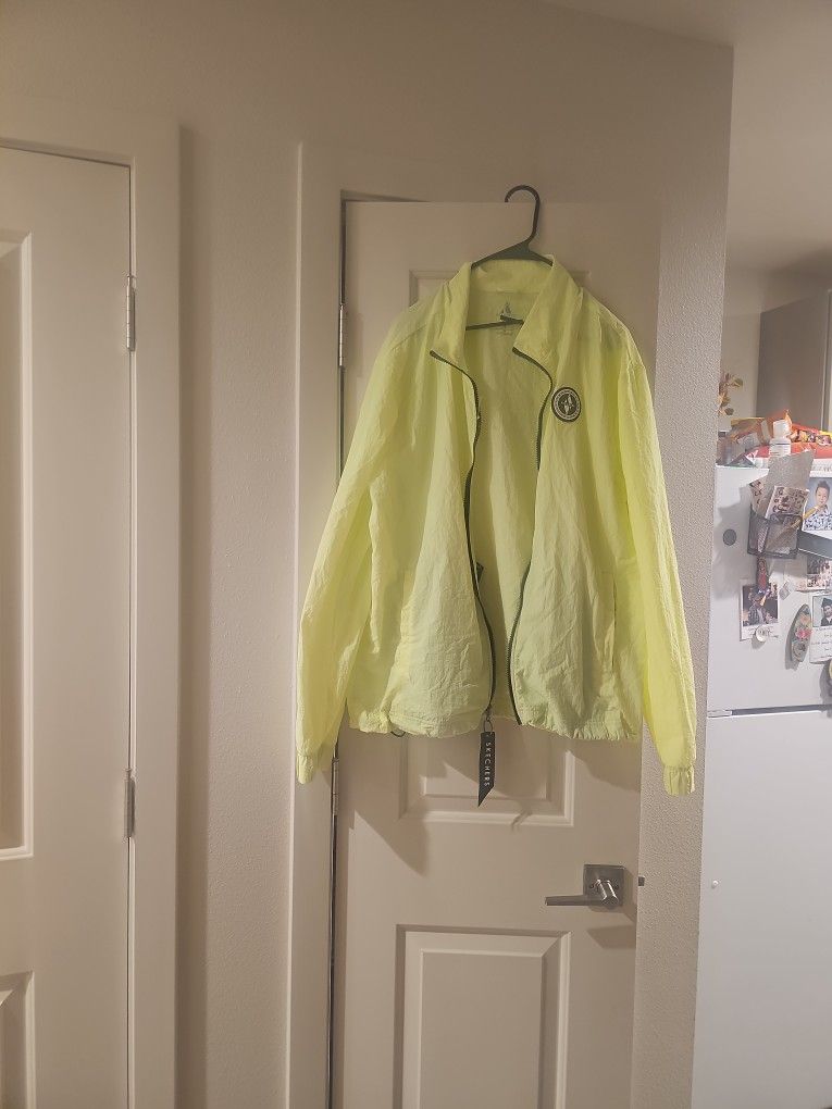 Slime Green Sketcher Wind Breaker