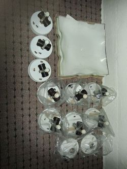 9 light fixtures one chipped shade otherwise in excellent condition