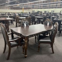 7pc Dining Table Set