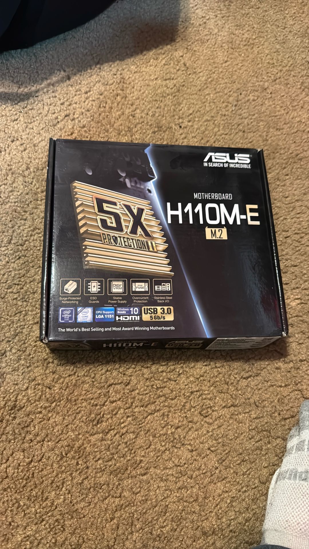 ASUS Gaming or NAS Motherboard H110M-E