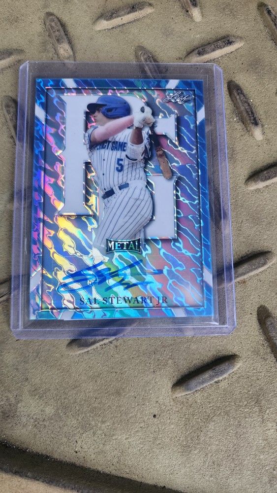 Sal Stewart AUTO Rookie Card