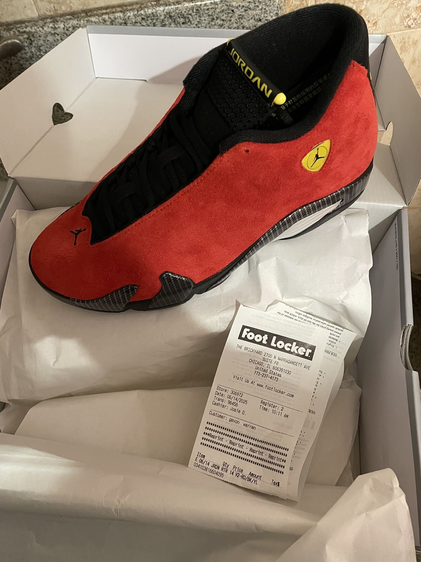 Jordan 14 Ferrari