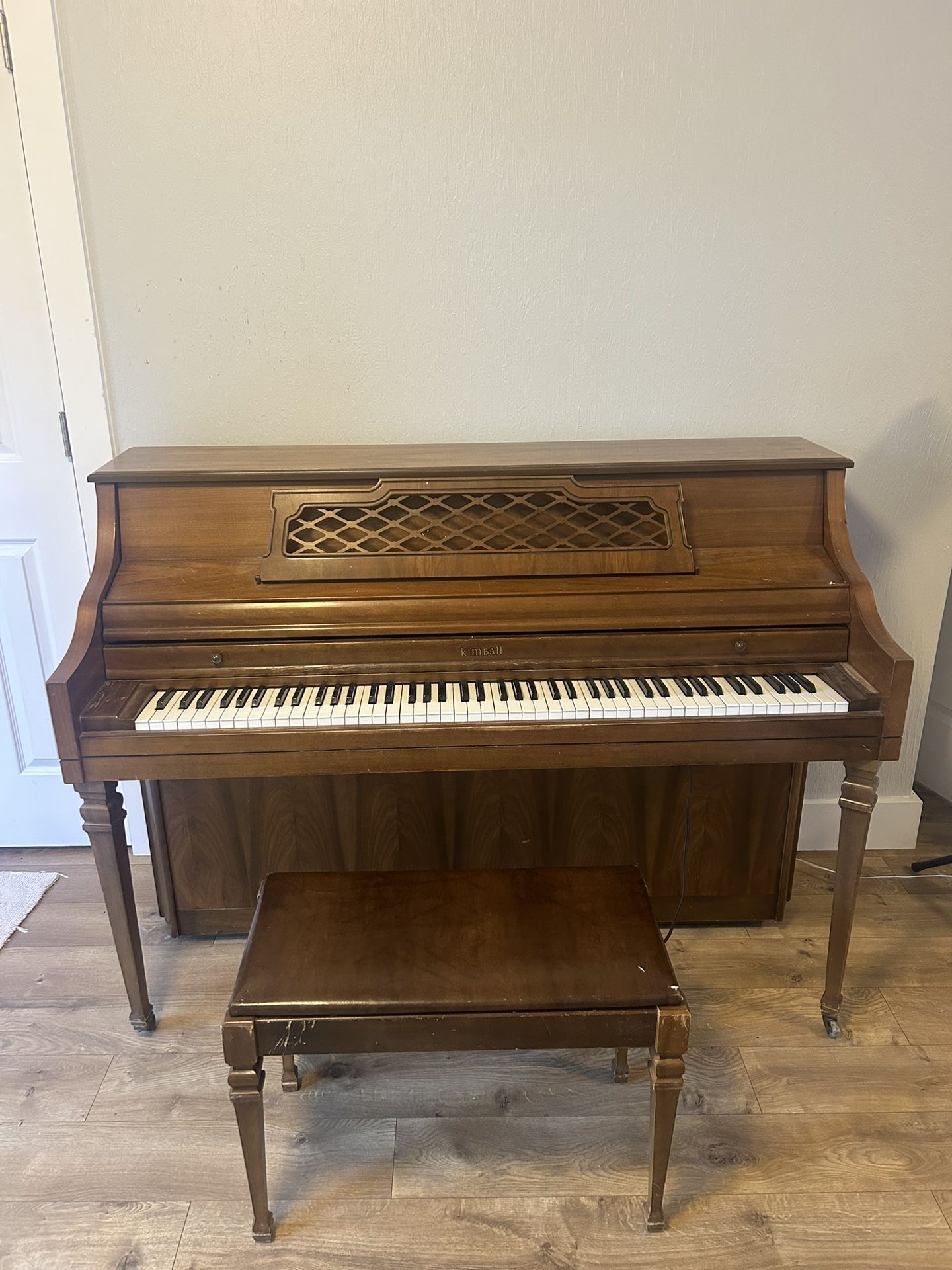 FREE Upright Piano With Bench