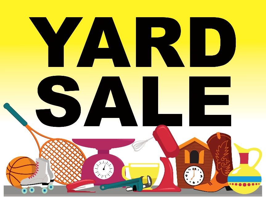 Yard Sale Saturday June 21st 7am-1pm