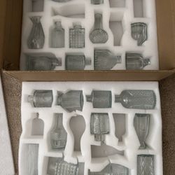  Assorted Glass Bud Vases 